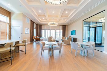 Elegant clubhouse with social spaces